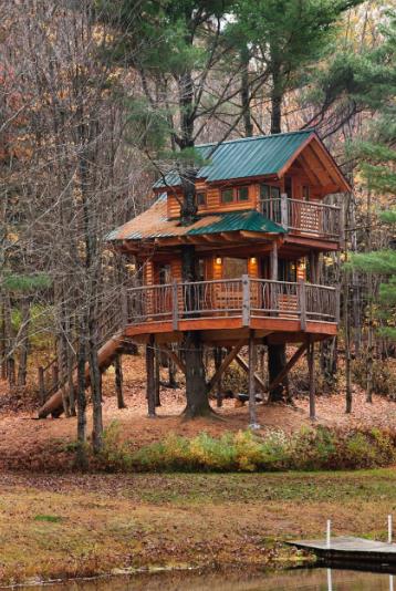 Different Kinds of Treehouse Rentals in Vermont